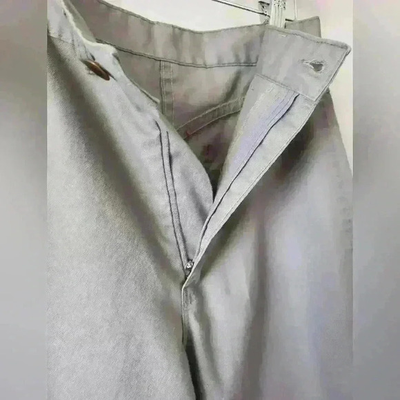 Pulse  high waisted wide leg grey casual pants. - Picture 4 of 6